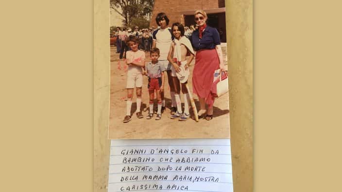 Marisa El Gabaili con i figli