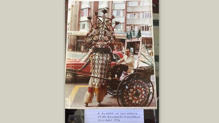 Ismail El Gabaili a Durban nel 1970