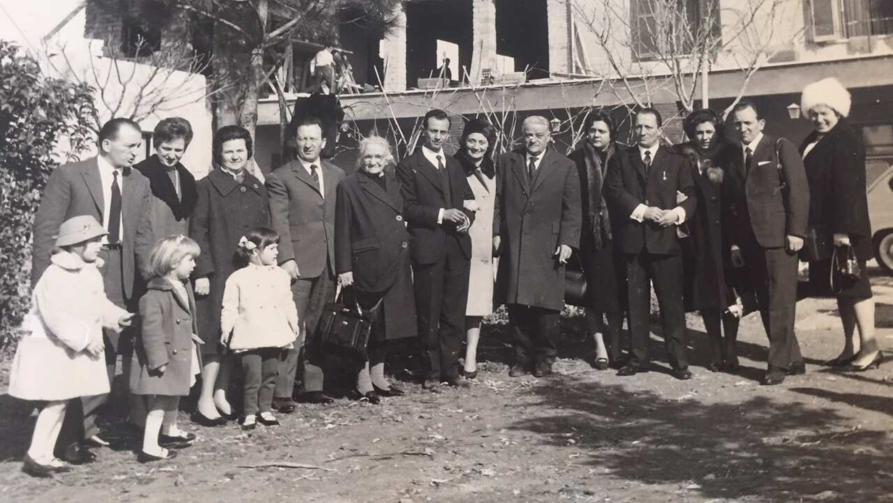 Ismail El Gabaili con la famiglia