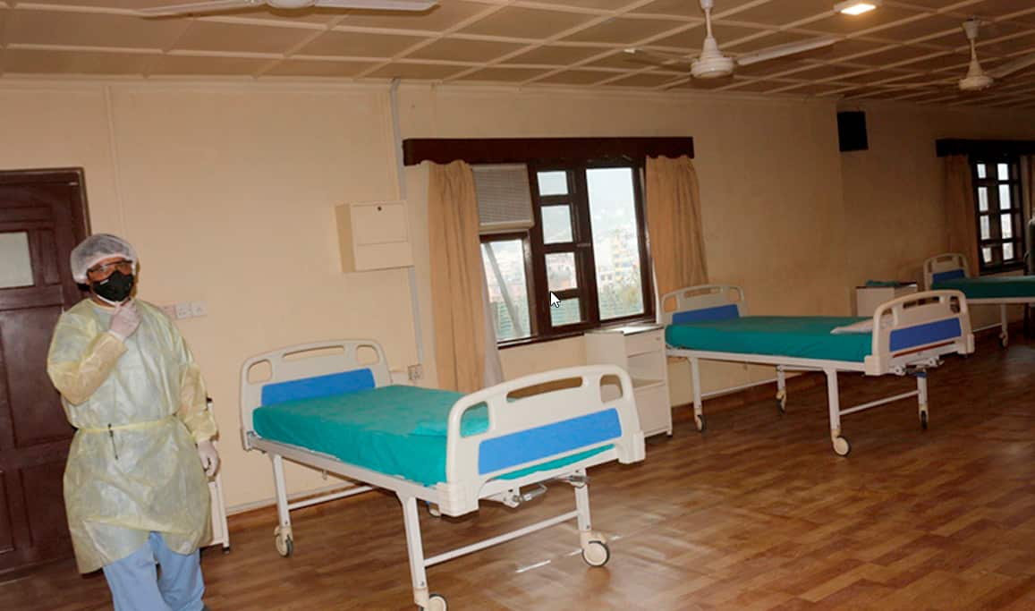 Isolation ward opened in Nepal to treat coronavirus infected