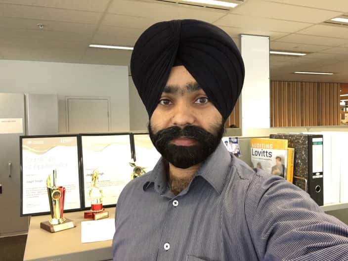 Jagjit Singh presenting ATO's Tax Talk in Punjabi
