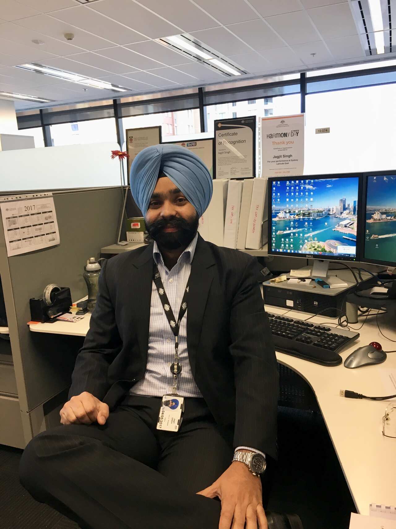 Community Relations Officer, Jagjit Singh, of ATO