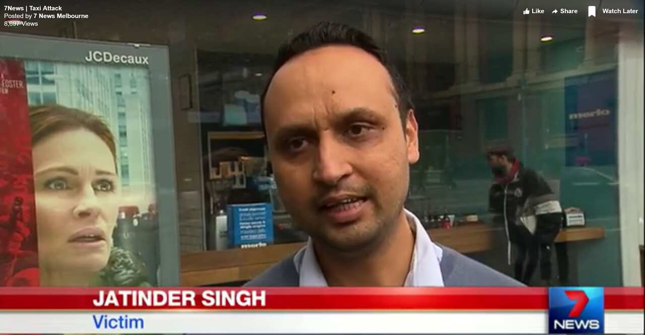 jatinder singh, taxi, smash, melbourne