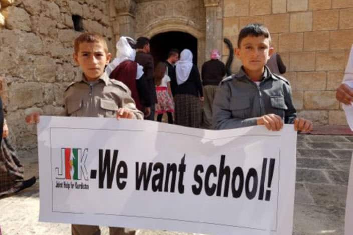 Yazidi boys