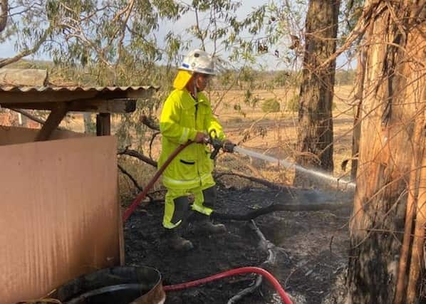 Joseph Salvador, filipino firefighter, Queensland, Proston fire