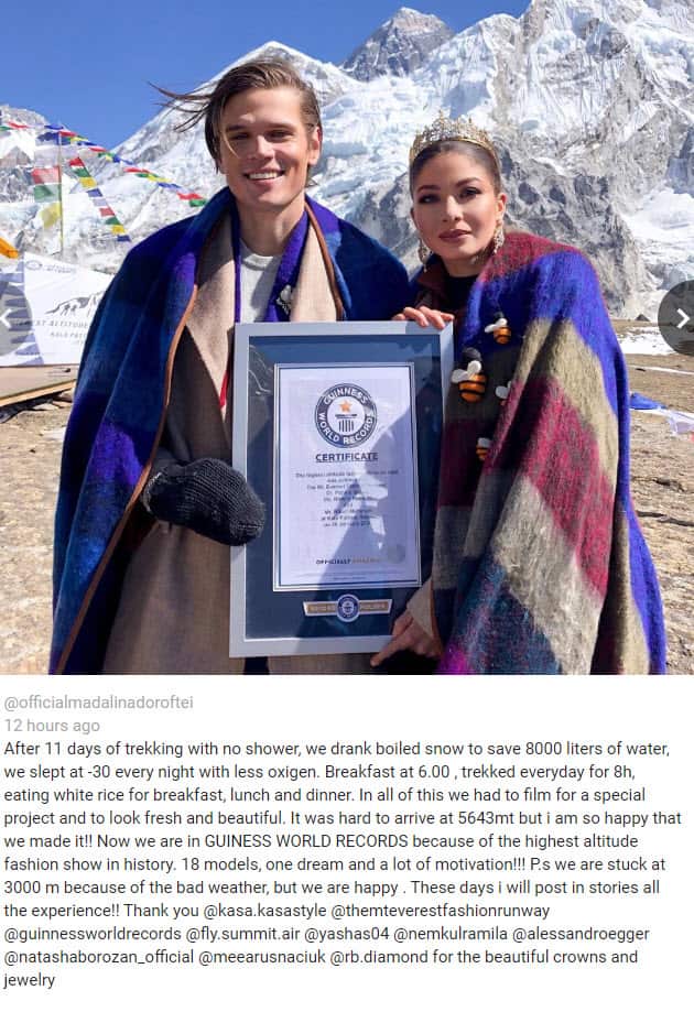 Highest altitude fashion show in Nepal.