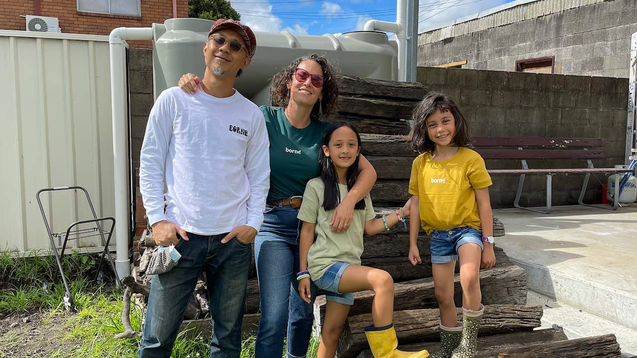 Katerina Skoumbas and family