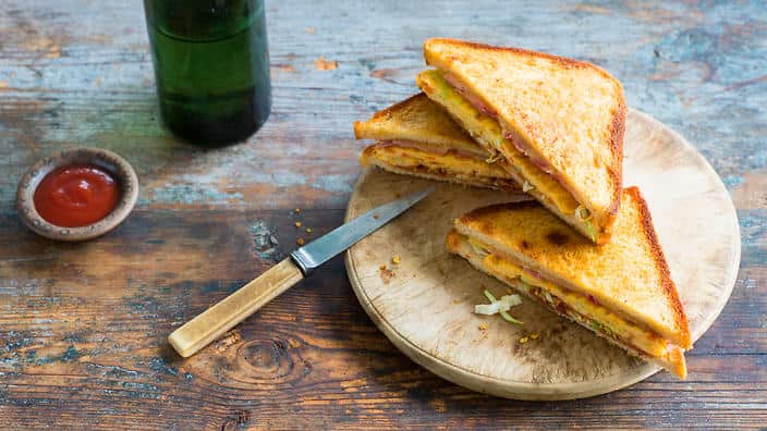 Korean egg toast