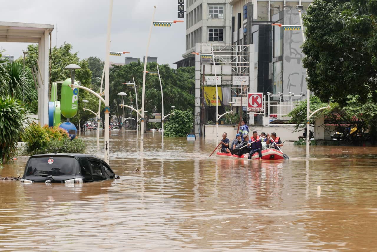 Kemang is one of the areas heavily affected by flood in Jakarta this year.