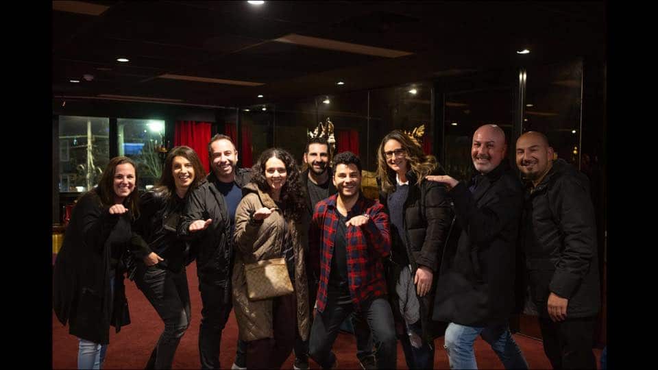 Khaled Khalafallah with fans