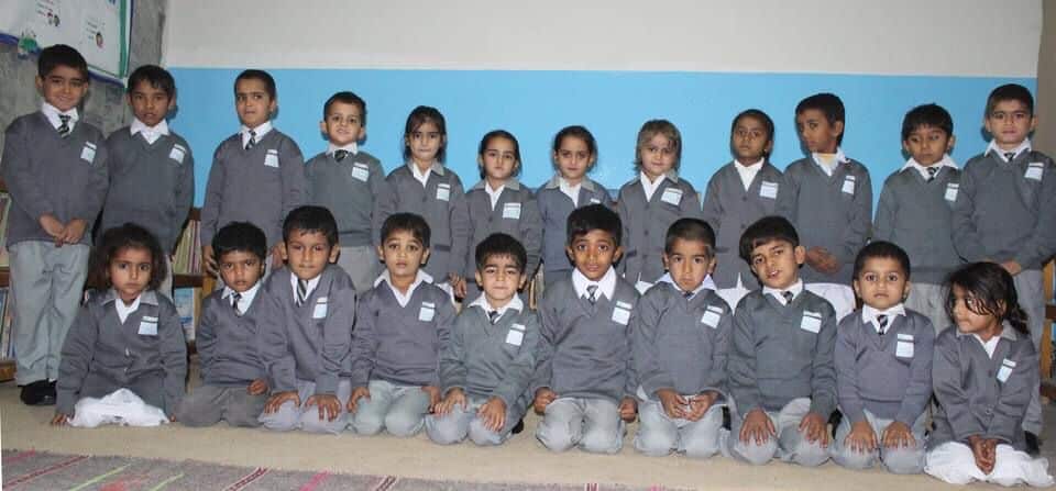Kids at school