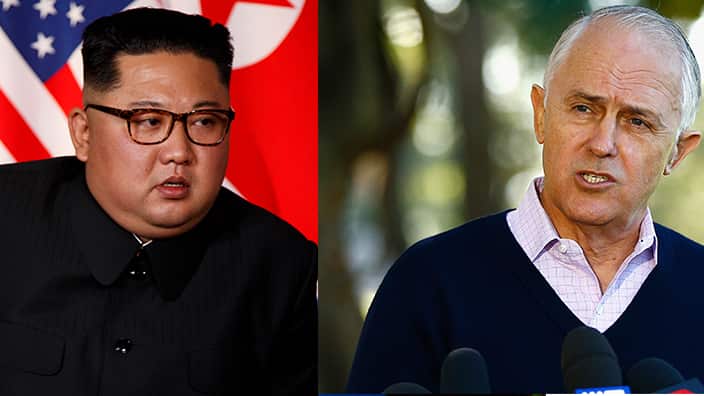 Leaders of North Korea and Australia