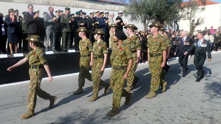 The 30th Australian Army Cadet on Lemnos island