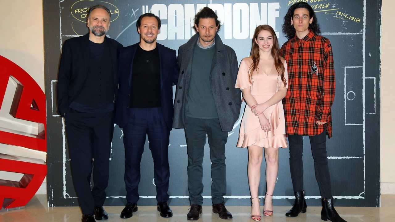Il cast del film - Massimo Popolizio, Stefano Accorsi, Leonardo D'Agostini, Ludovica Martino e Andrea Carpenzano