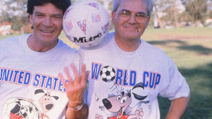 Johnny Warren and Les Murray 