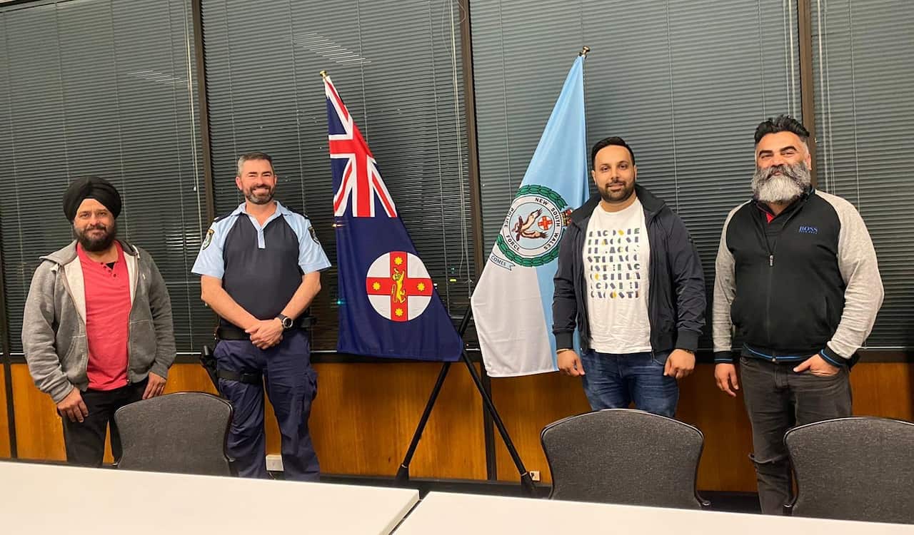 Members of little India Australia met police