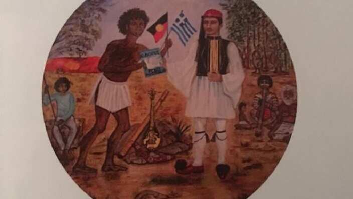 Greek Australian artist Andriana Karamitrou designed the cover of the new "Ο Λόγος" magazine