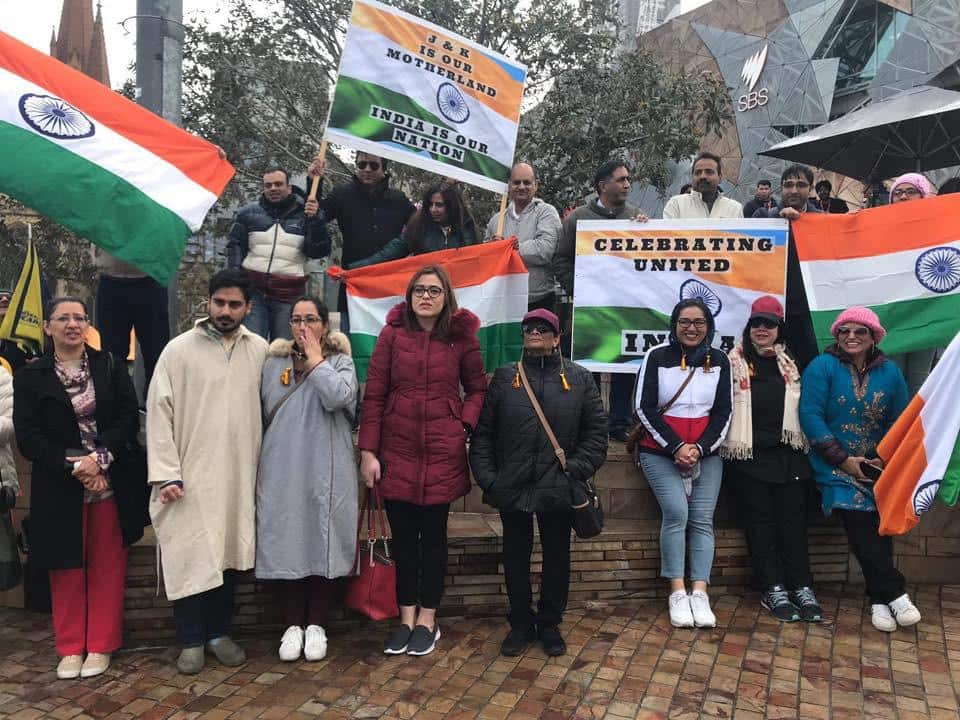 Indians protest for Kashmir