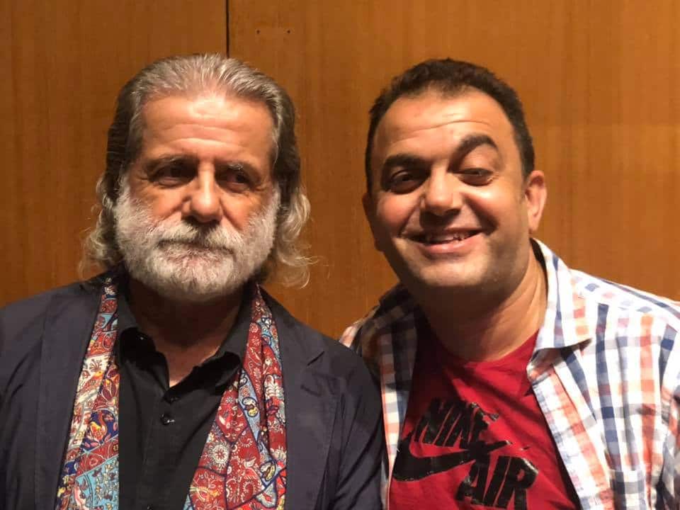 مع الفنان مارسيل خليفة