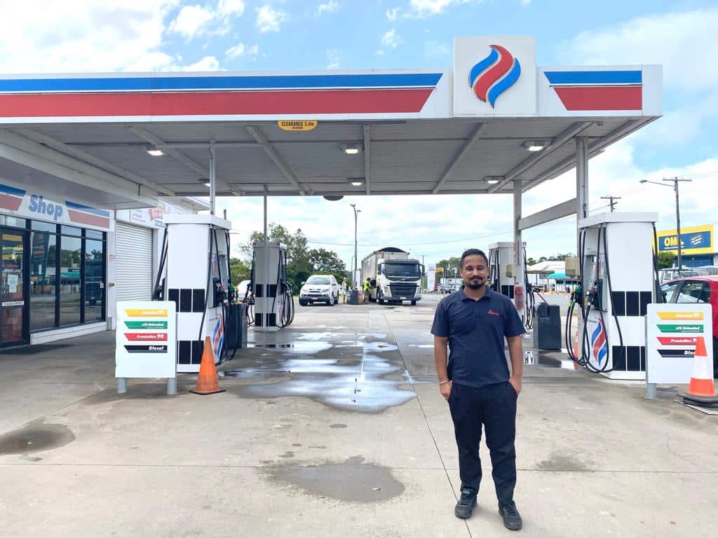 Mr Dhaliwal kept the store running for several hours handing out free drinks, food and medicines while making sure that everyone feels safe.