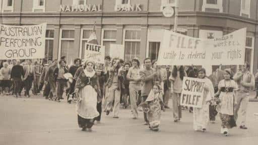 FILEF protest