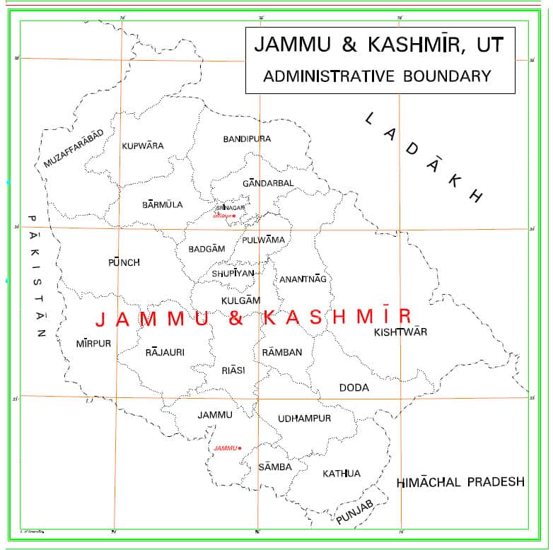 New Map of India