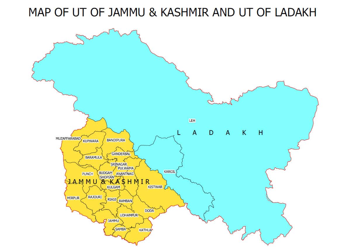 New Map of India