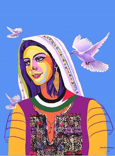 Painting by Marcelle Mansour