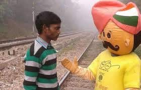 Mascot open defecation free India