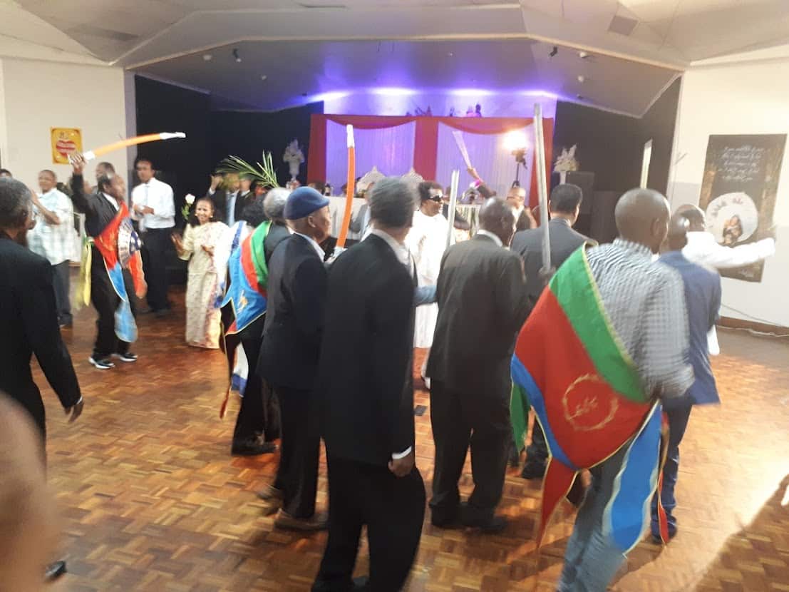Scene from an Eritrean wedding in Melbourne.