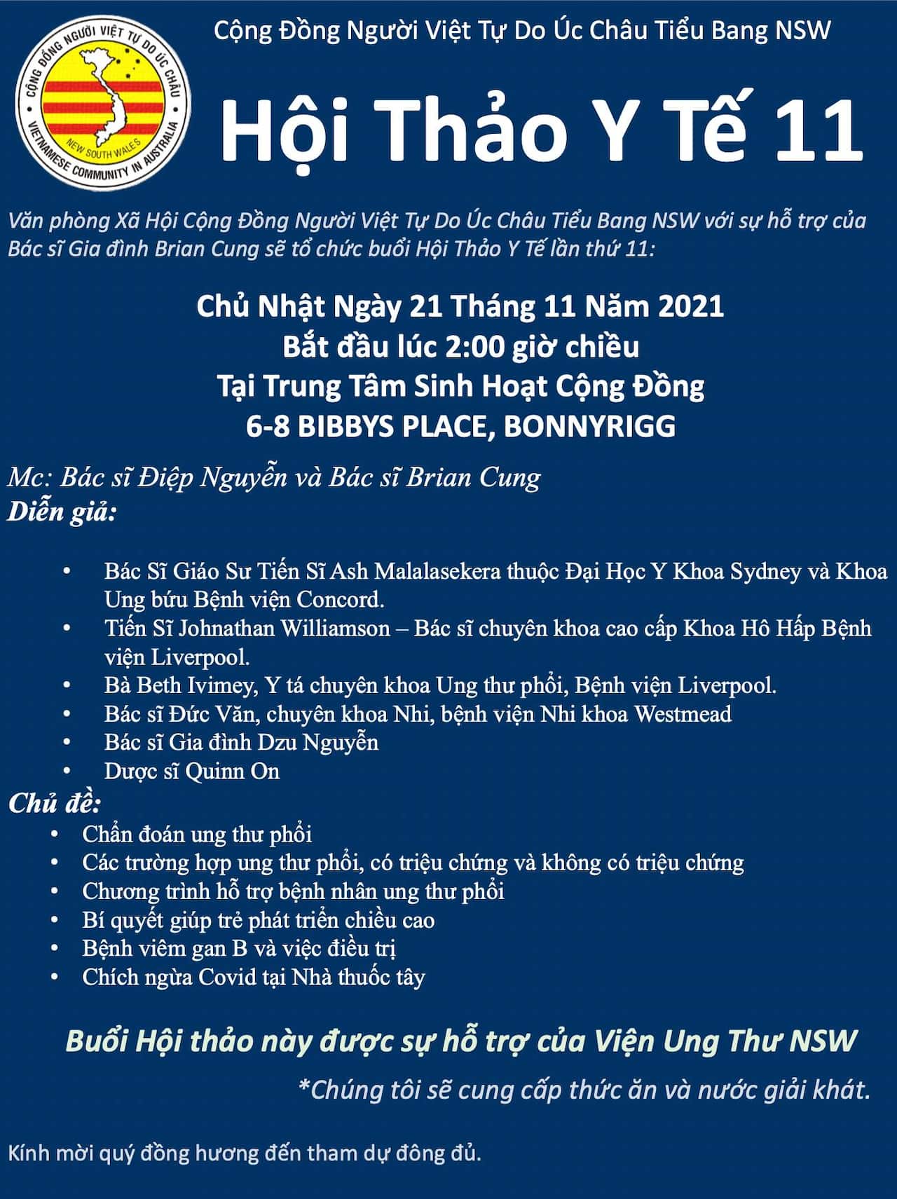 Poster Hội thảo y tế 11