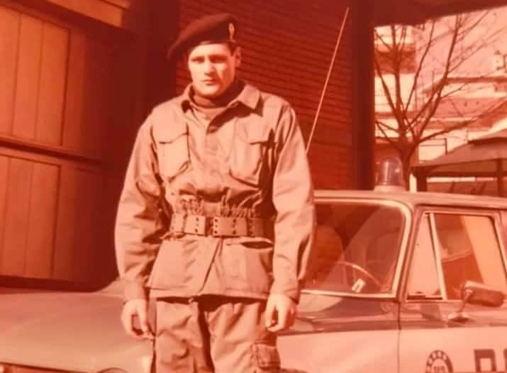 Ernesto Meduri negli anni da poliziotto