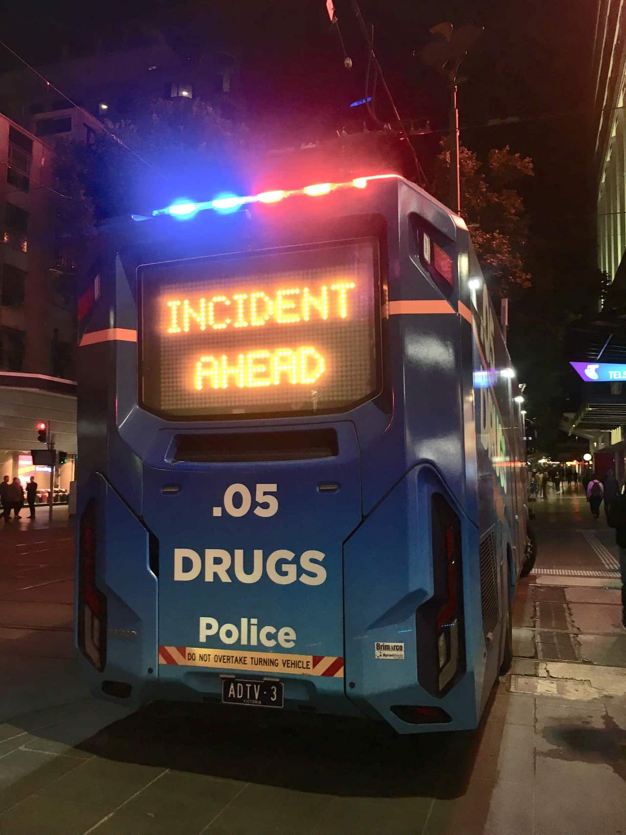 Bourke Street, Melbourne, a poche ore dall'attacco 