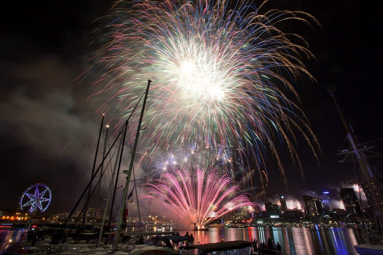 Fireworks in Melburne 