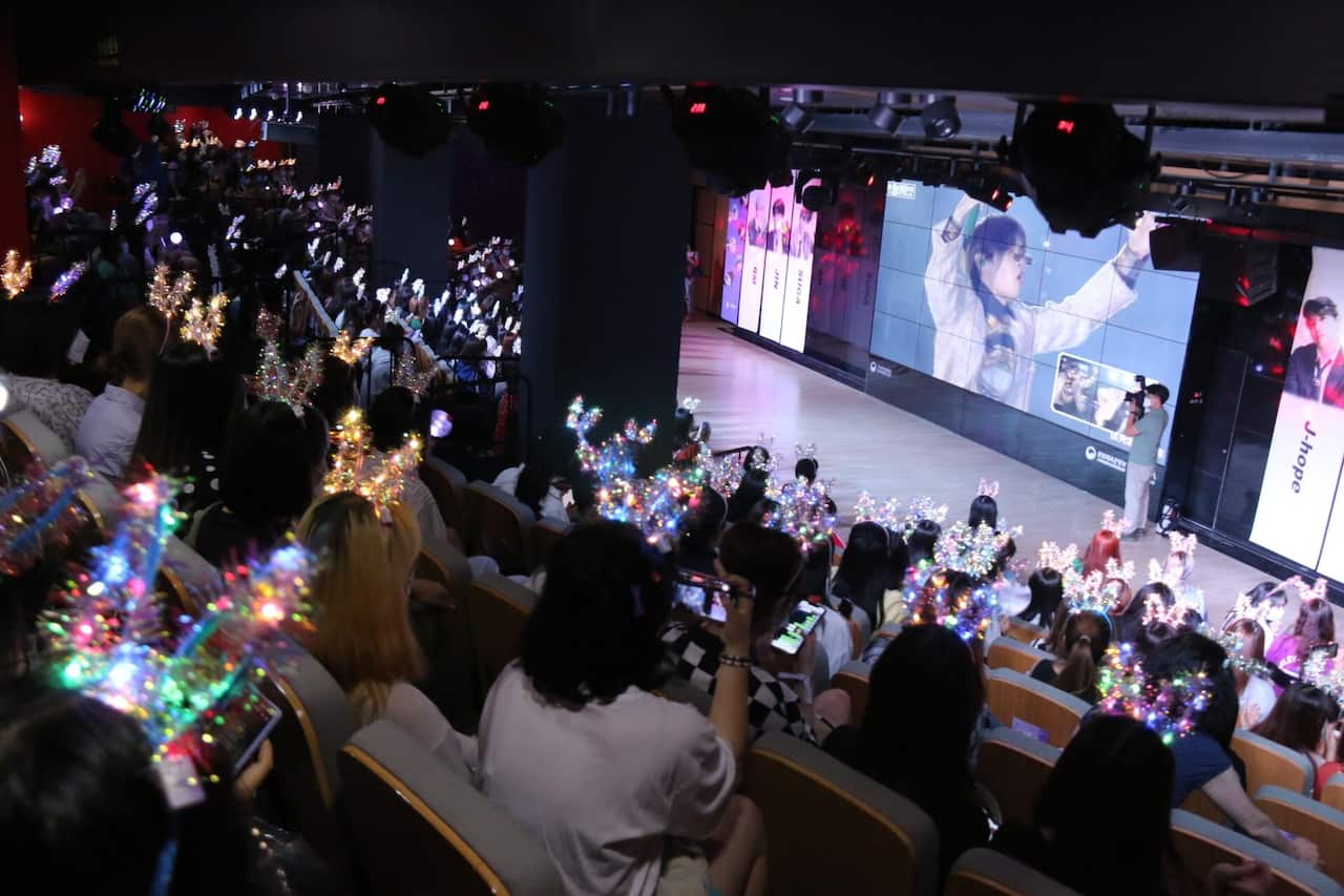 At a BTS festival hosted by the Korean Cultural Center in Beijing in June.