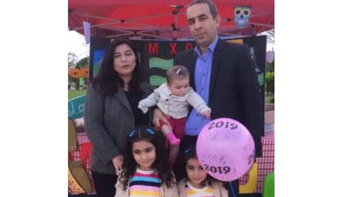 Midya Bozan and her family