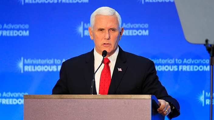 US Vice President Mike Pence