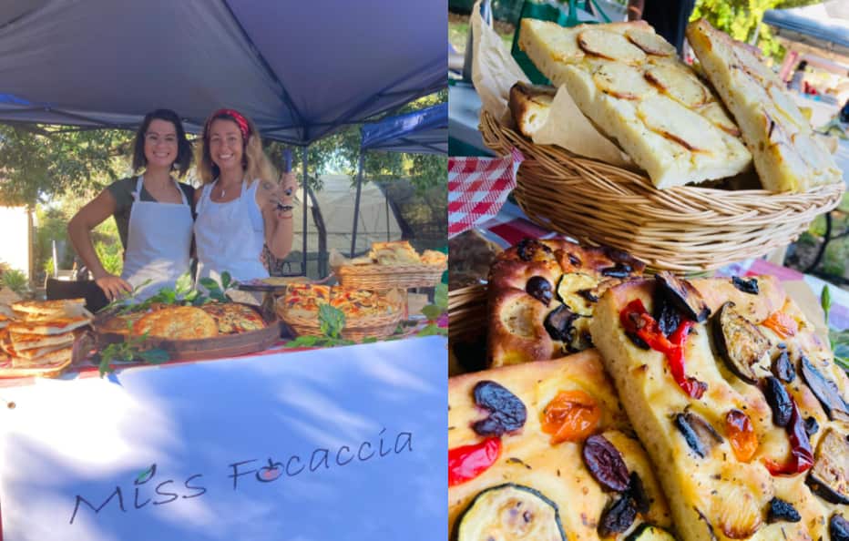 Maria e Virginia vendono i loro prodotti sia online sia nei mercati