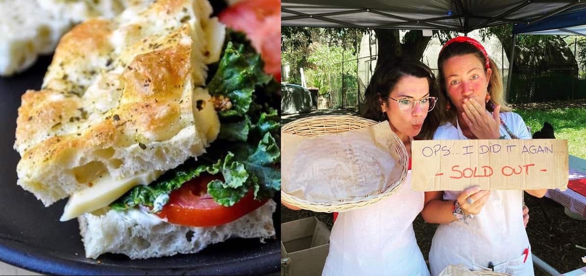 Maria e Virginia in uno dei mercati di Sydney