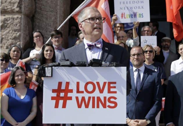 Jim Obergefell, the named plaintiff in the US Supreme Court case that legalised same-sex marriage nationwide.