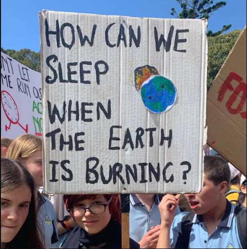 Thousands of protesters gathered in Sydney. Abbie O'Brien