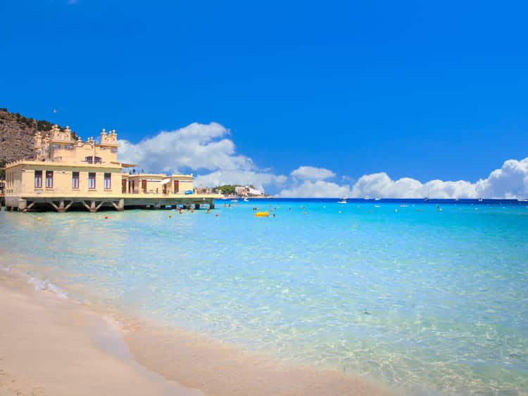 La cartolina della spiaggia di Mondello, Palermo, di Verdiana