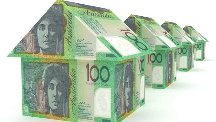 Australia real estate house price concept