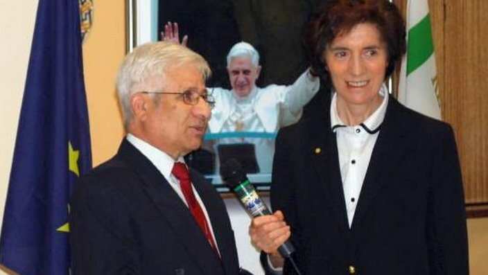 Sam Mugavero e Suor Miryam Castelli