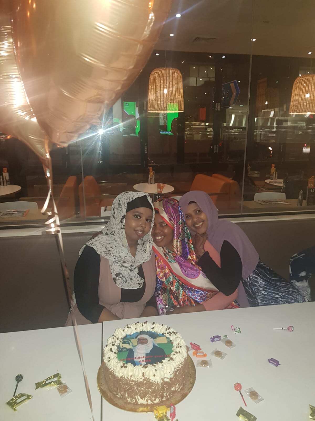 Muhubo with her sister and her daughter