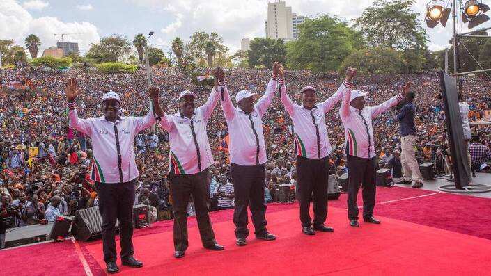 Viongozi wa chama cha mseto cha NASA