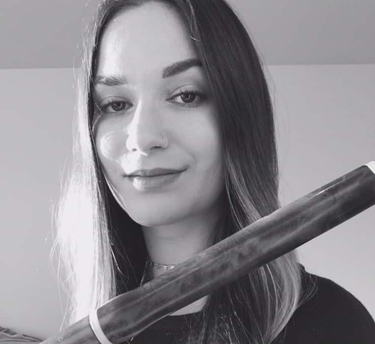 Natasha Taneja playing the flute