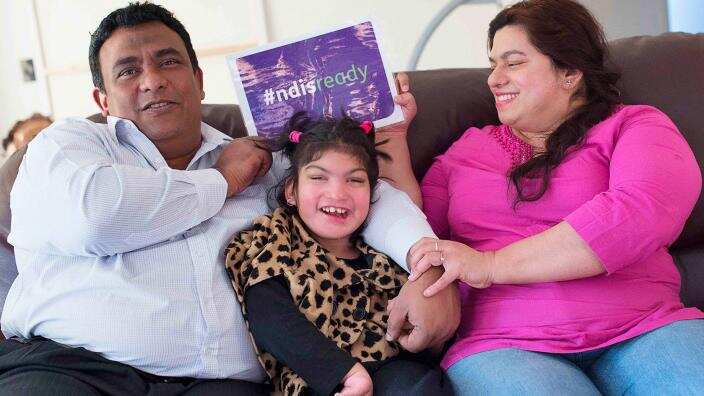 A family who are NDIS ready for the National Disability Insurance Scheme