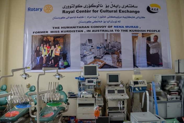 Some of the donated equipments