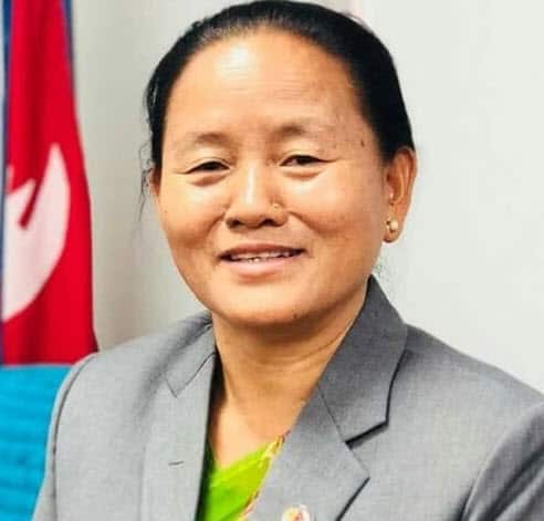 Nepal deputy speaker Shivamaya Tumbahangphe